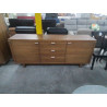 BUFFET BAS MODERNE 2 PORTES 3 TIROIRS 