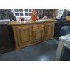 DRESSOIR FINITION CHENE CLAIR 3 PORTES 1 TIROIR
