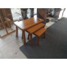 SET DE 3 TABLES GIGOGNES CHENE CLAIR 
