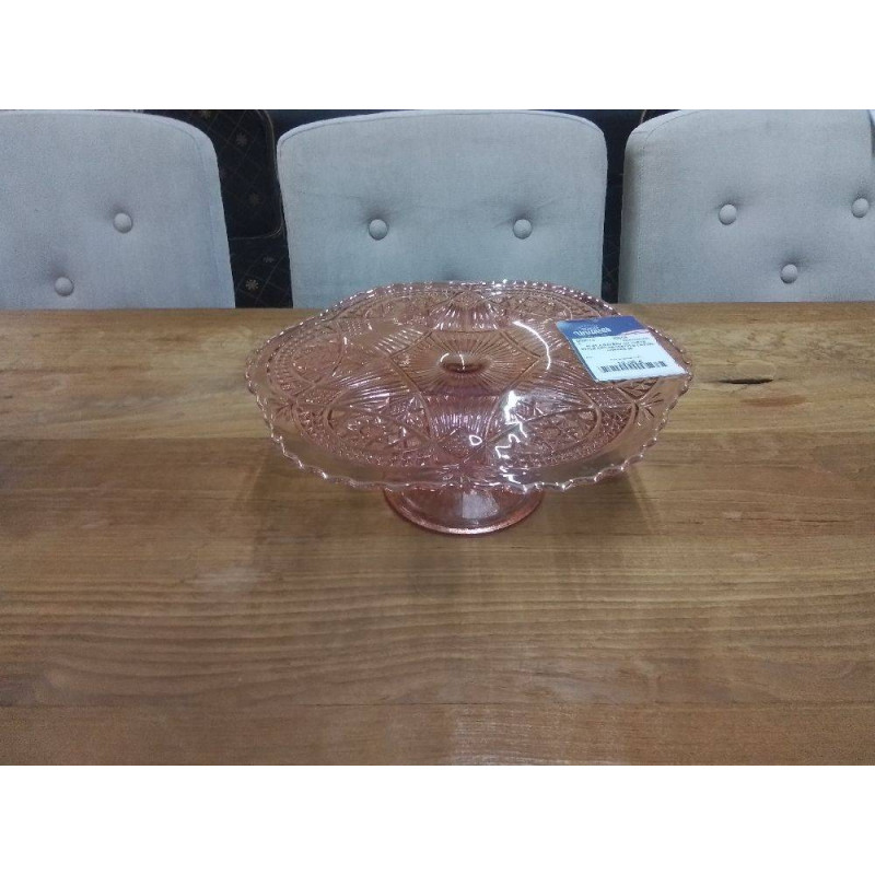 PLAT A GATEAU OU TARTE STYLE ART DECOSTYLE LUXVAL ANNEES 30