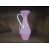 CRUCHE EN OPALINE ROSE DE TOSCANE 31CM