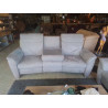 SALON 3+2 TISSU GRIS 2 RELAX ELECTRIQUES DANS LE CANAPE 3 PLACES 