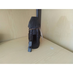 BOITE AFRICAINE BOIS SCULPTE DECOR OISEAUX
