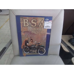PLAQUE EN TOLE BSA MOTOR...