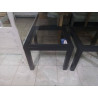 TABLE BASSE CARREE VITREE