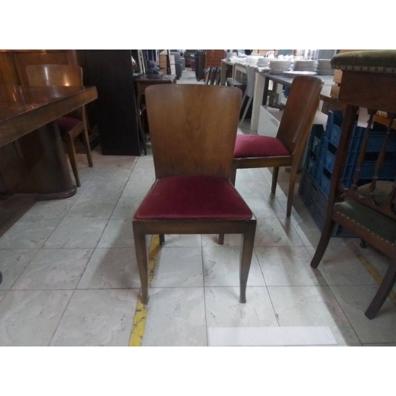SERIE DE 6 CHAISES ANNEES 40