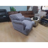 FAUTEUIL CLUB TISSU GRIS 