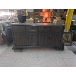 DRESSOIR EN PIN CERUSE 4...