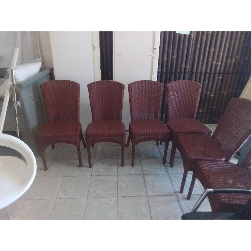 SERIE DE 6 CHAISES LOOM