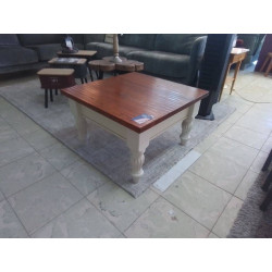TABLE BASSE CARREE 2 TONS