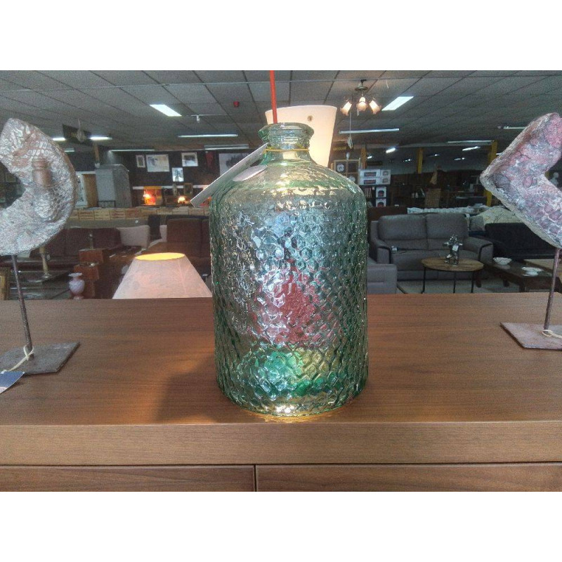 VASE EN VERRE RECYCLE 5L H: 31CM
