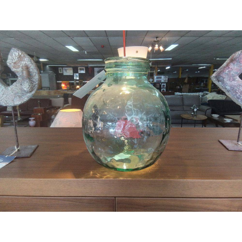 VASE LOUISE 9L VERRE RECYCLE H 30CM