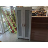 PENDERIE MODERNE BLANCHE 2 PORTES