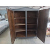 ARMOIRE BRETONNE GRISE 2 PORTES 