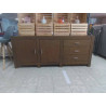 DRESSOIR MODERNE 2 PORTES 3 TIROIRS 