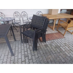 SERIE DE 4 FAUTEUILS DE...