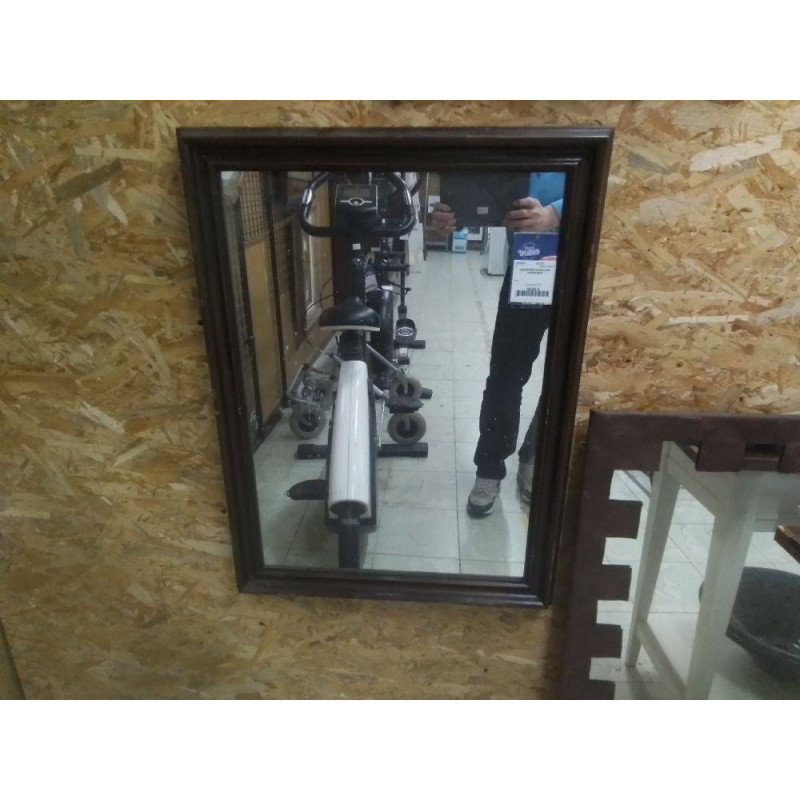 MIROIR RECTANGULAIRE CADRE BOIS