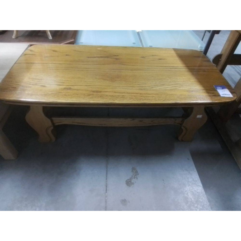 TABLE BASSE CHENE MASSIF RUSTIQUE