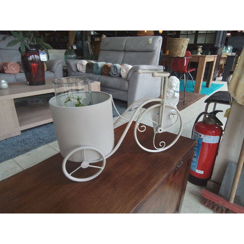 CACHE POT METAL TRICYCLE