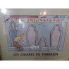 AFFICHE TINTIN LES CIGARES DU PHARAONS ENCADREE 83X64