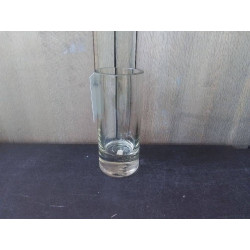 VASE TUBE EN VERRE 25CM