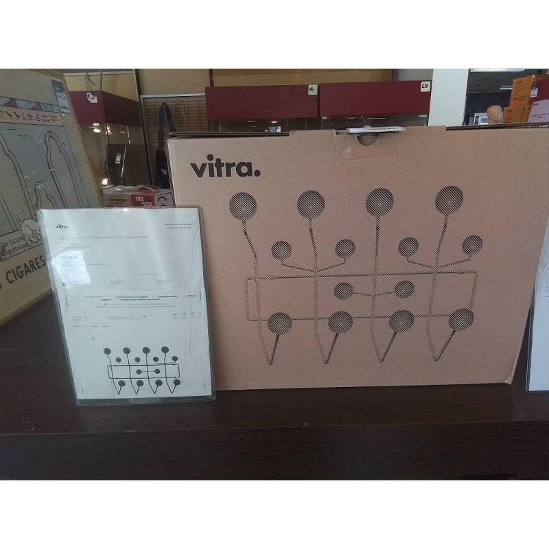 PORTE MANTEAU MURAL VITRA EAMES HANG IT ALL NOIR ETAT NEUF