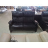SALON 3+2 FULL RELAX MANUEL CUIR NOIR UNIVERS DU CUIR