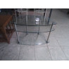 MEUBLE TELE BAS EN VERRE