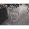 ETAGERE BASSE EN METAL BLANC