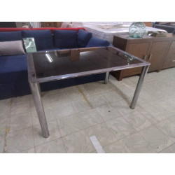 TABLE DE CUISINE CHROMEE...
