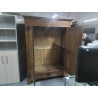 GARDE ROBES PENDERIE ANCIENNE 2 PORTES 2 TIROIRS 