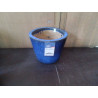 CACHE POT CERAMIQUE BLEUE