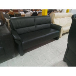 CANAPE 2 PLACES CUIR VERT