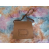 SAC BANDOULIERE DELVAUX LOUISE BAUDRIER CUIR COGNAC 28X30