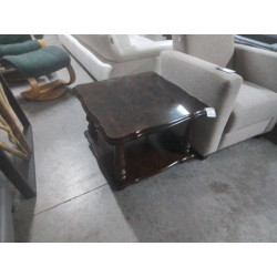 TABLE BASSE CARREE 2 ETAGES