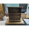 MEUBLE BAS 2 TIROIRS PLACAGE CHENE 
