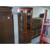 ENCOIGNURE VITREE MERISIER MEUBLES BARBIER