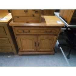 BUFFET BAS PLACAGE CHENE 2P/1T