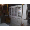 VAISSELIER 2 CORPS VITRE BLANC 217X47X226