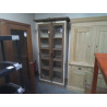BIBLIOTHEQUE VITREE 2 TONS 2 PORTES 110X50X217