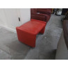 REPOSE PIEDS LEOLUX CUIR ROUGE 