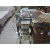 TABLE BASSE METAL ET VERRE