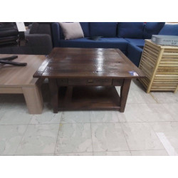 TABLE DE SALON CARREE CHENE...