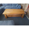 TABLE DE SALON RECTANGULAIRE CHENE CLAIR 1 TIROIR A40X70