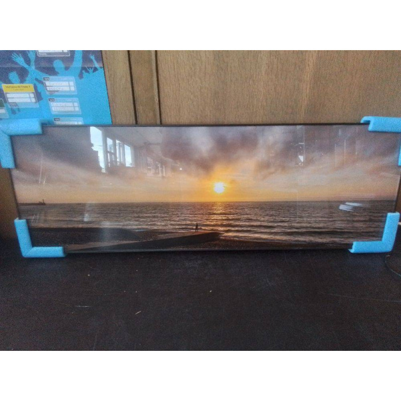 PHOTO SUR PLEXI COUCHE DE SOLEIL A LA MER 90X30