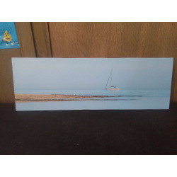 PHOTO SUR ALU BATEAU EN MER 60X20
