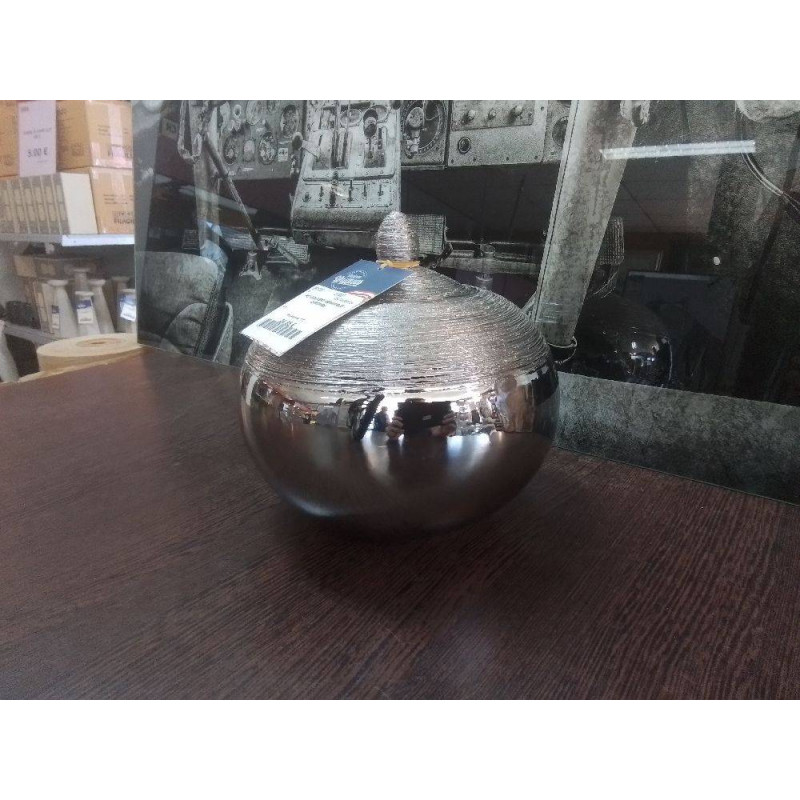 POT COUVERT CERAMIQUE CHROMEE