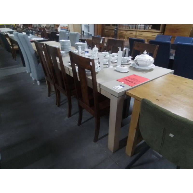 TABLE RECTANGULAIRE CHENE CLAIR