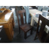 CHAISES BOIS EXOTIQUE MASSIF LOT DE 6