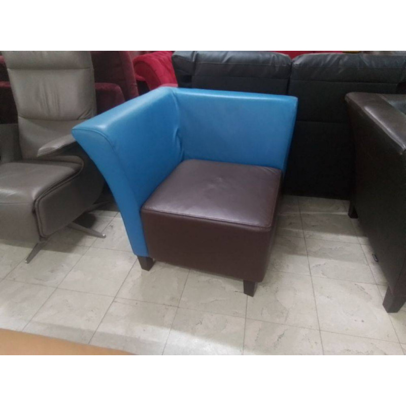 FAUTEUIL DE COIN MONTEL BICOLORE 